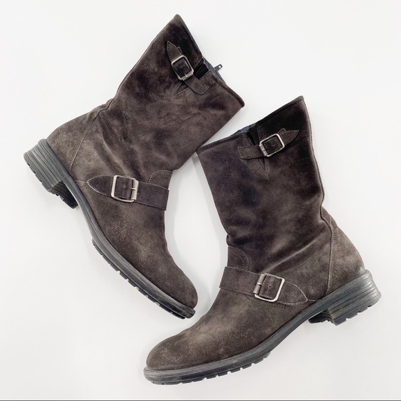 Paul Green Shoes - Paul Green Adison Dark Grey Suede Boots US Sz 9.5